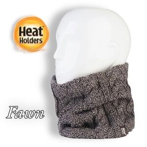 Women’s HEAT Holders Neck Warmer Heatweaver Brown